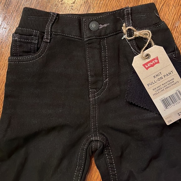 NWT Levi’s jeans knit pull-on pant cotton and stretch 24m month - Picture 2 of 8